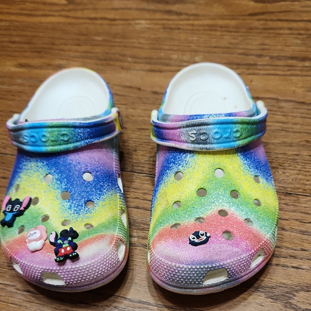 Crocs Tye Dye Look Unisex M7/W9